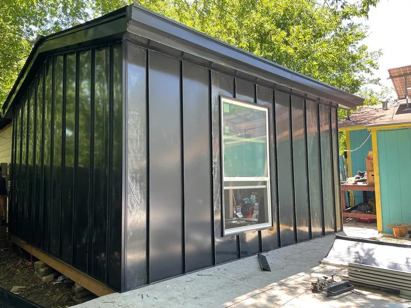 Black standing seam metal wall panels for Roof Inspection in Macedonia